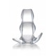 MS Clear View Anal Plug Large – Анальний тунель L, 13,2 см (прозорий)