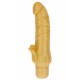 Get Real Gold Dicker Stim Vibrator - Вібратор 13х4.4 см (золотистий)