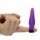 FR Vibrating Finger Rimmer Set - Набор анальных пробок с вибропулей, 3 шт (фиолетовый)