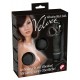 Velvet Vibrating Black Balls - Вагинальные шарики с вибрацией, 9.1 см (черный)