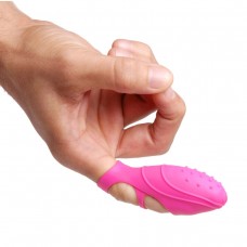 FR Silicone G-Spot Finger Vibe - Насадка на палец, 7,6 см (розовый)