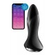 Satisfyer Rotator Plug 1+ - Анальная смарт-пробка, 12.8х3.8 см (чёрная)