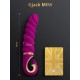 Gvibe Gjack Mini - Анатомічний кручений вібратор, 19х3.5 см (фіолетовий)