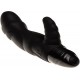 Adrien Lastic Typhoon Black Вибратор рельефный со стимуляцией точки G, 17.8х3.9 см (чёрный)