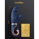 Gvibe Gentley Caribbean Blue - Вібратор кролик для стимуляції точки G та клітора з 2 моторами, 19.9х4.2 см (синій)