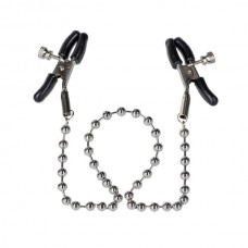 Зажимы для сосков Nipple Clamps Silver Beaded