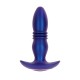 TOYJOY Thrusting Vibr Plug - Анальная вибропробка, 15,5 см (синий)