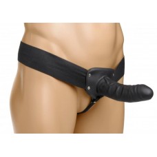 Size Matters Erection Assist Hollow Silicone Strap On - Порожнистий страпон, 15,2 х4, 3 см