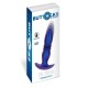 TOYJOY Thrusting Vibr Plug - Анальная вибропробка, 15,5 см (синий)