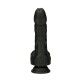 Naked Addiction 8.6” Silicone Rotating & Thrusting Vibrating Dildo - вибратор с толчками и вращением, 21.8 см (чёрный)