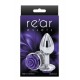 Ns Novelties Rose Buttplug S - Анальна пробка, 6,3 х2,7 см, (срібляста з фіолетовим)