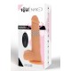 Get Real Rotating Vibrating Dildo - Вiбратор з ротацiэю, 16 см (телесный)