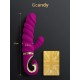 Gvibe Gcandy - Невероятный витой вибратор с клиторальным стимулятором, 13х4.5 см (фиолетовый)