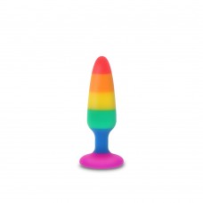 Toy Joy Medium Twink Plug - силіконова анальна пробка, 11х2.9 см (різнокольоровий)