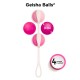 Gvibe Geisha Balls 2 - кульки гейші для тренування інтимних м'язів, 3 см (рожевий)