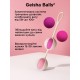 Gvibe Geisha Balls 2 - кульки гейші для тренування інтимних м'язів, 3 см (рожевий)