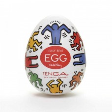 Tenga Keith Haring Dance Egg-Мастурбатор-яйце, 5х4. 5 см (білий)