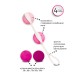 Gvibe Geisha Balls 2 - Шарики Гейши для тренировки интимных мышц, 3 см (розовый)