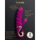 Gvibe Gcandy - Невероятный витой вибратор с клиторальным стимулятором, 13х4.5 см (фиолетовый)