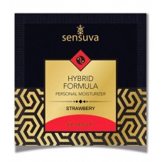 Sensuva - Hybrid Formula Strawberry - Пробник лубриканта на гибридной основе, 6 мл (клубника)