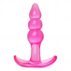 Bubbles Bumpy Starter Anal Plug - Анальна пробка, 10,8 см (рожевий)